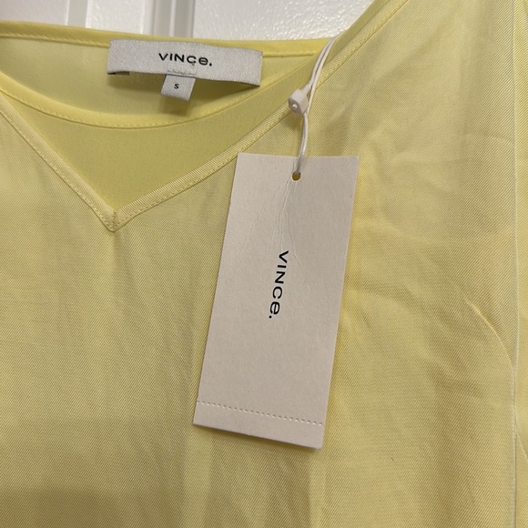 NEW with tags! Vince - Double Layer Dress Lemon Glow - Small - Picture 3 of 4